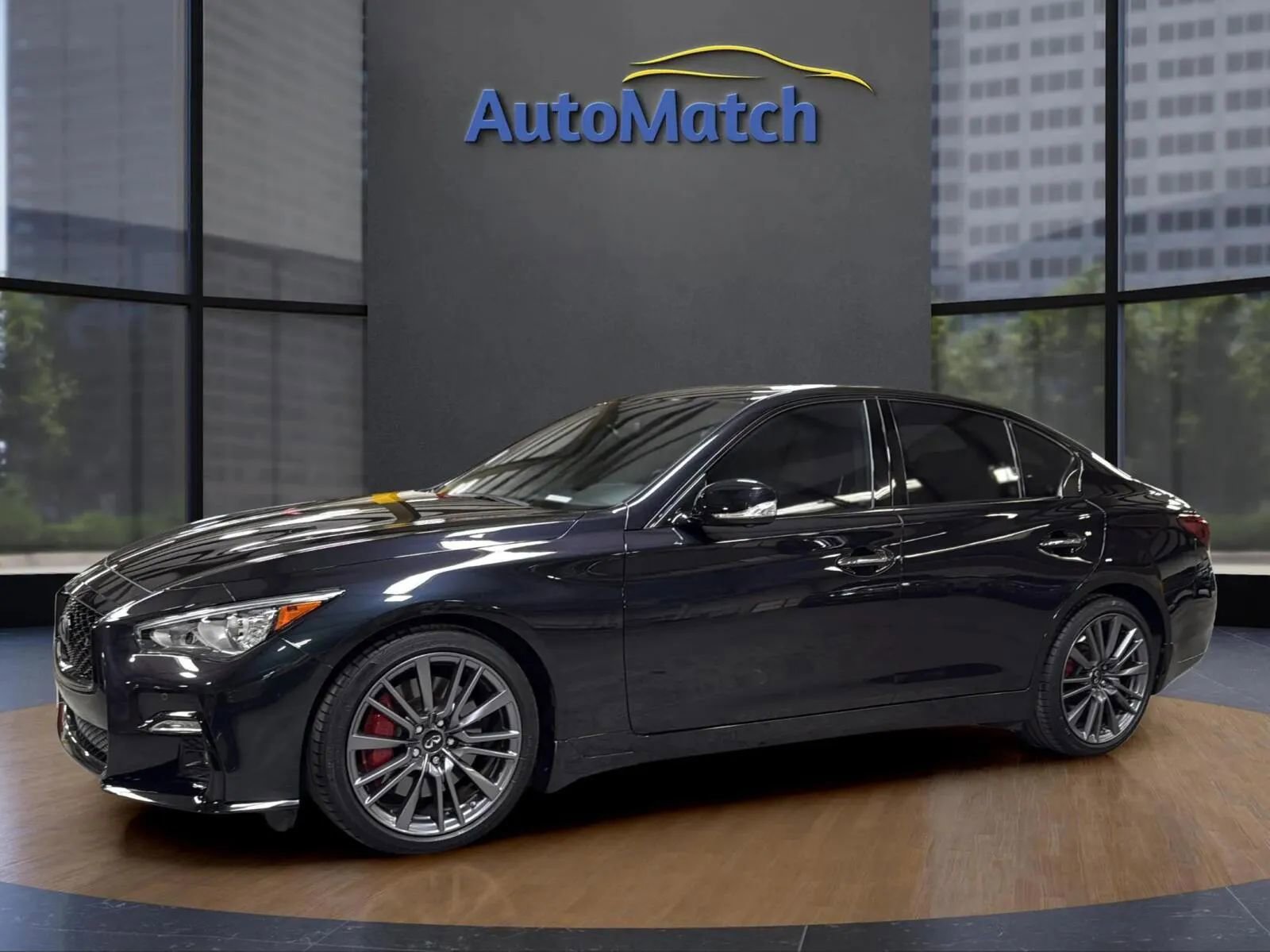 Used 2024 INFINITI Q50 Red Sport 400 w/ Black Opal Edition image 6