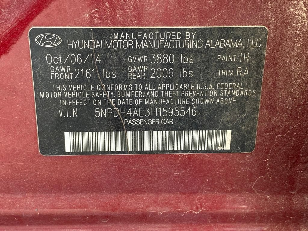 Used 2015 Hyundai Elantra SE w/ Option Group 02 FWD image 20