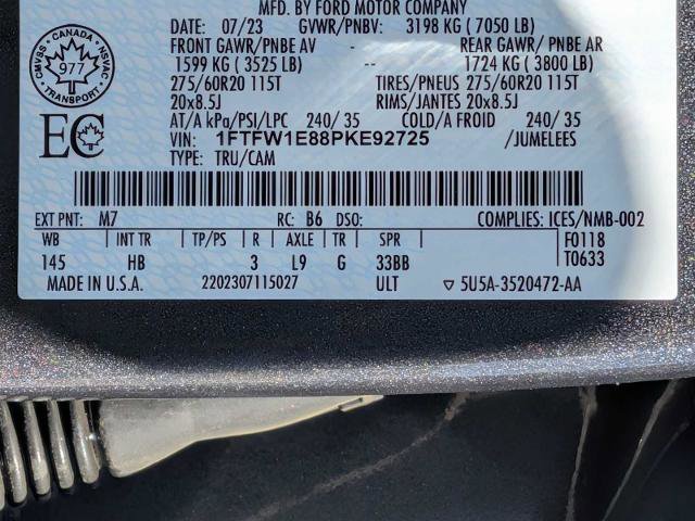 Certified 2023 Ford F150 Lariat w/ Equipment Group 502A High AWD/4WD image 36