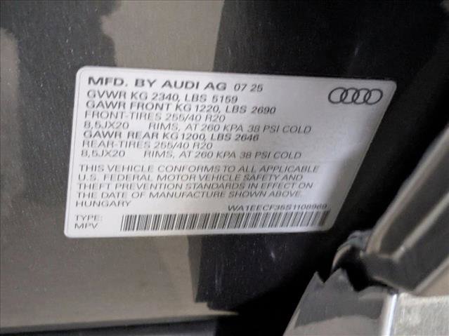 New 2025 Audi Q3 2.0T Premium Plus image 19