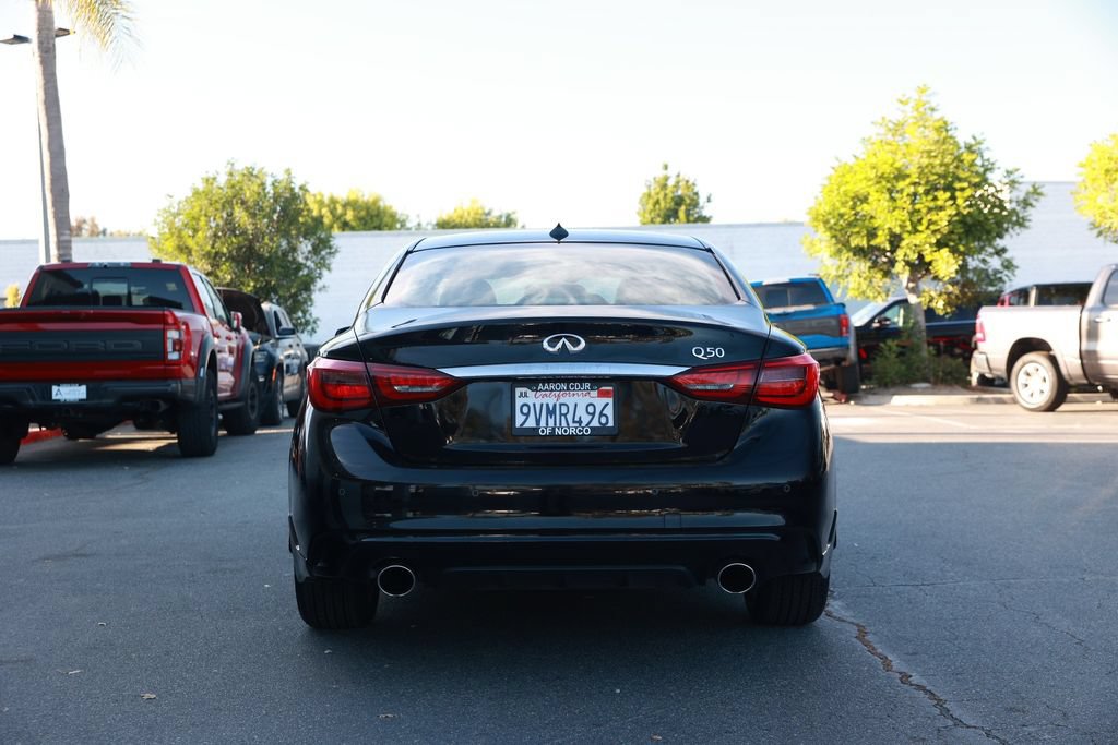 Used 2024 INFINITI Q50 Luxe w/ Cargo Package RWD image 5