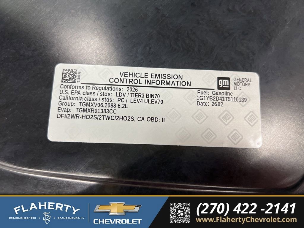 New 2026 Chevrolet Corvette Stingray image 13