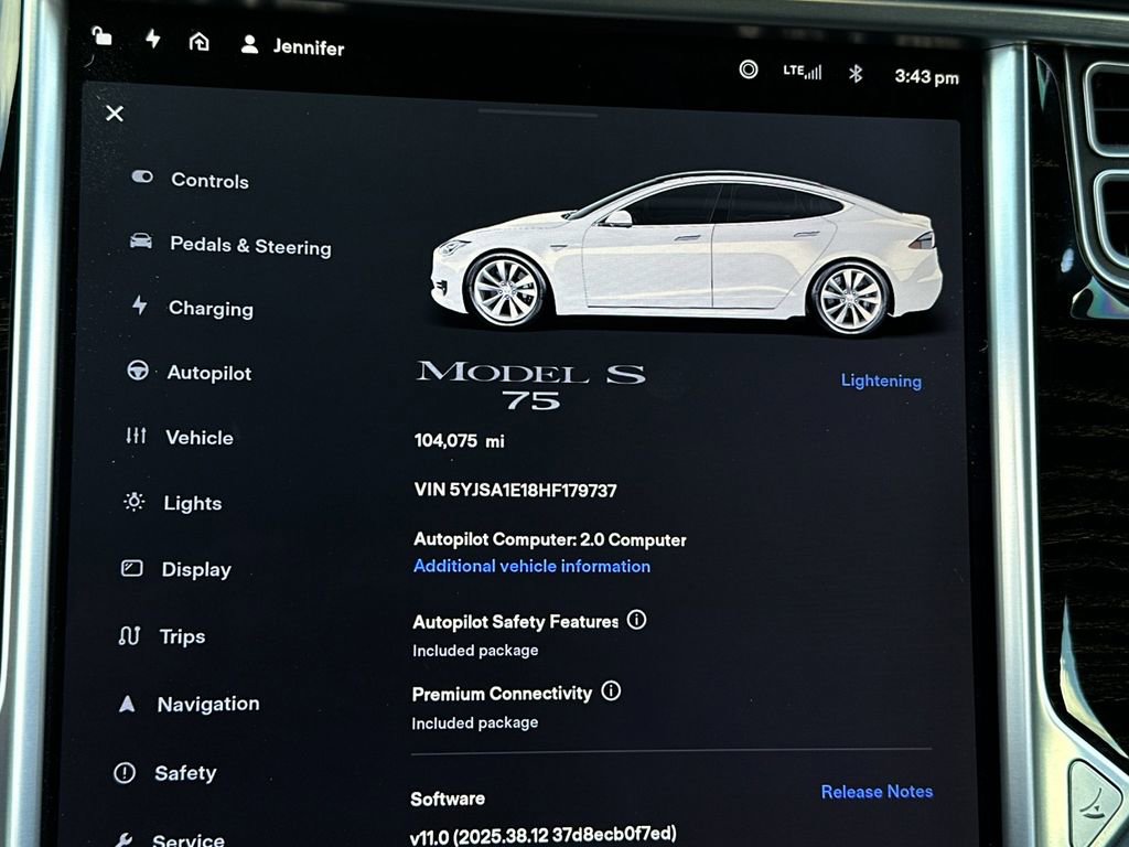 Used 2017 Tesla Model S 75 image 28