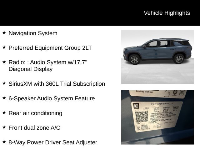 Certified 2025 Chevrolet Traverse LT AWD/4WD image 27