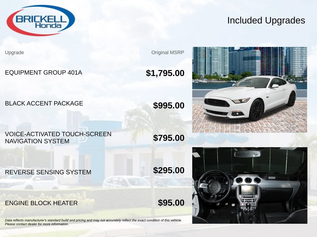 Used 2016 Ford Mustang GT Premium w/ Equipment Group 401A RWD image 12