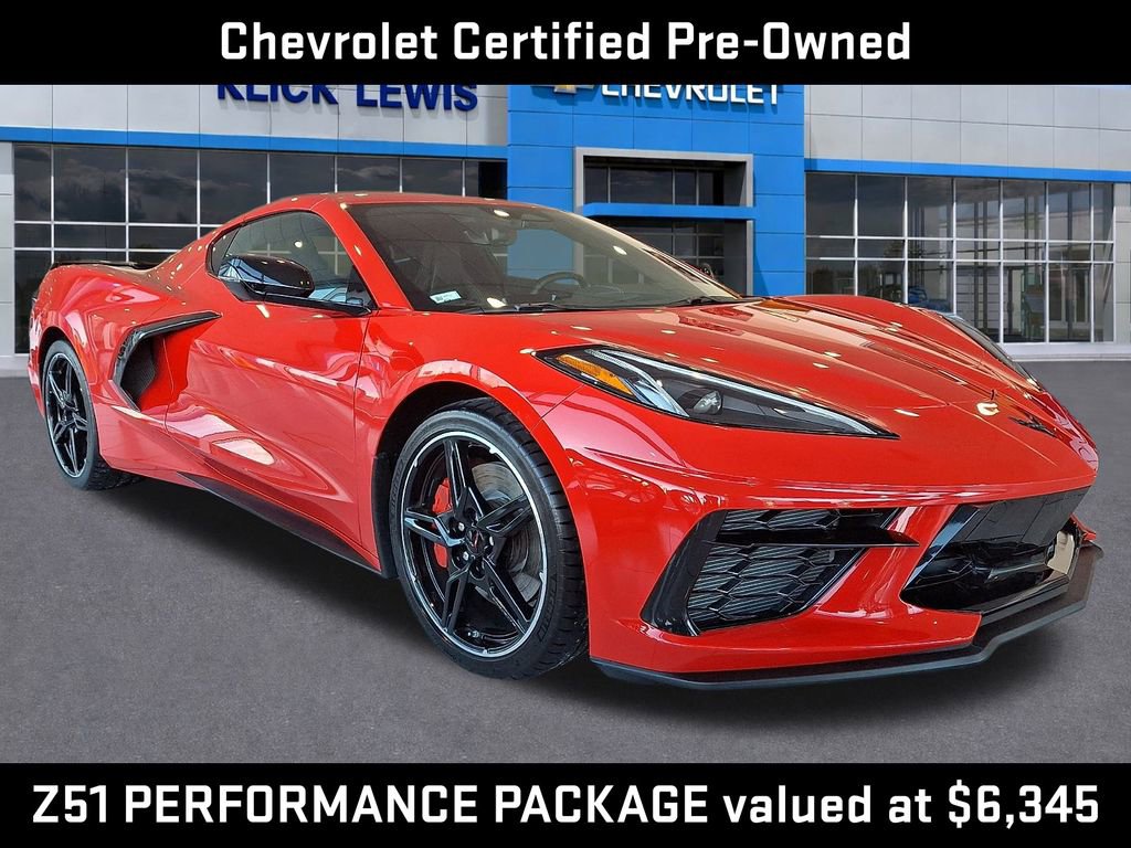 Certified 2024 Chevrolet Corvette Stingray Coupe w/ Z51 Performance Package