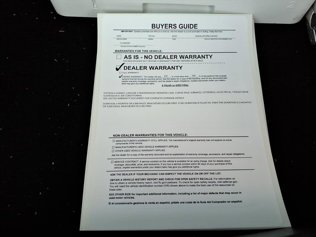 Used 2022 GMC Terrain SLT image 35