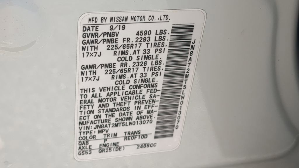 Certified 2020 Nissan Rogue SV image 26