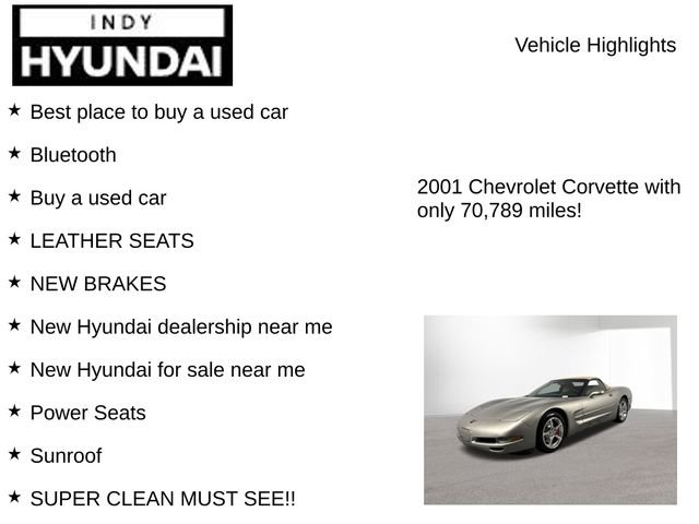 Used 2001 Chevrolet Corvette Convertible w/ Preferred Equipment Group2 image 8