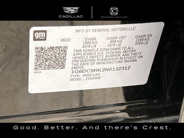 Certified 2022 Cadillac CT4 Sport w/ Climate Package RWD image 30