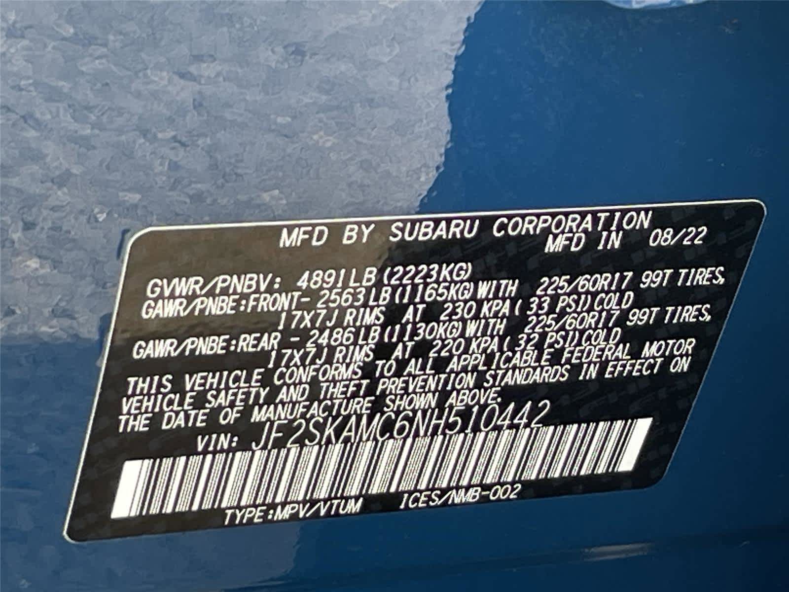 Certified 2022 Subaru Forester Wilderness AWD/4WD image 34