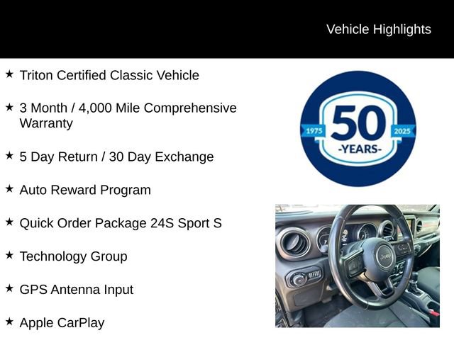 Used 2019 Jeep Wrangler Unlimited Sport S AWD/4WD image 5