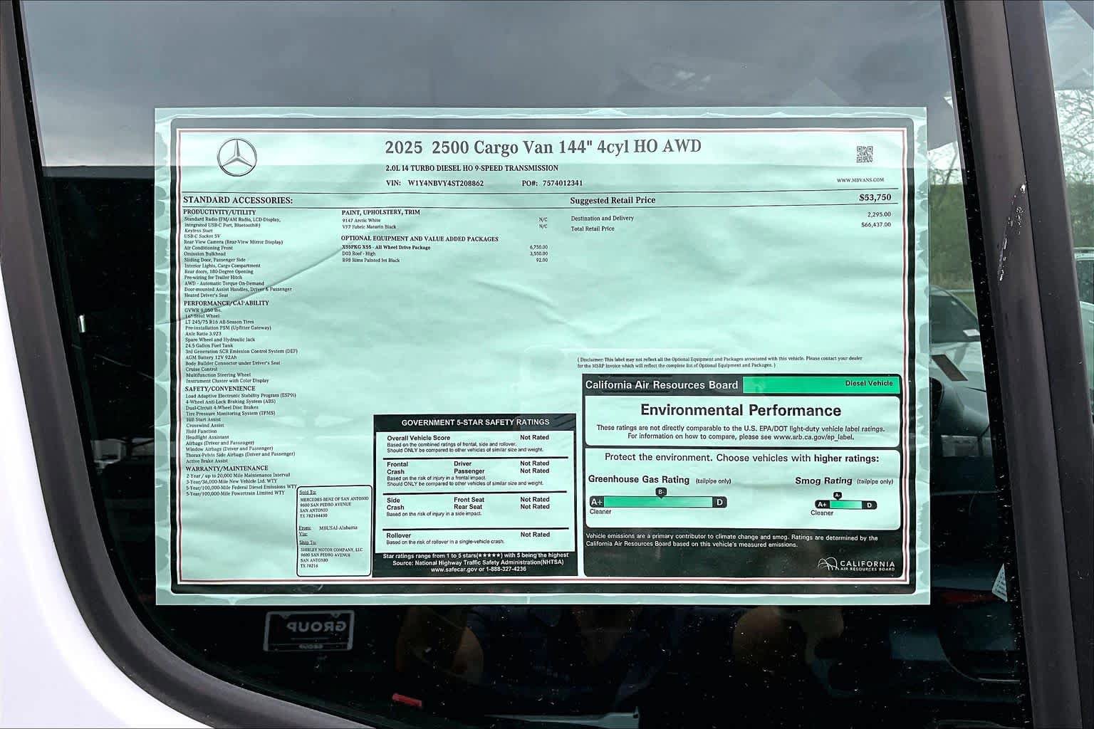 New 2025 Mercedes-Benz Sprinter 2500 image 22