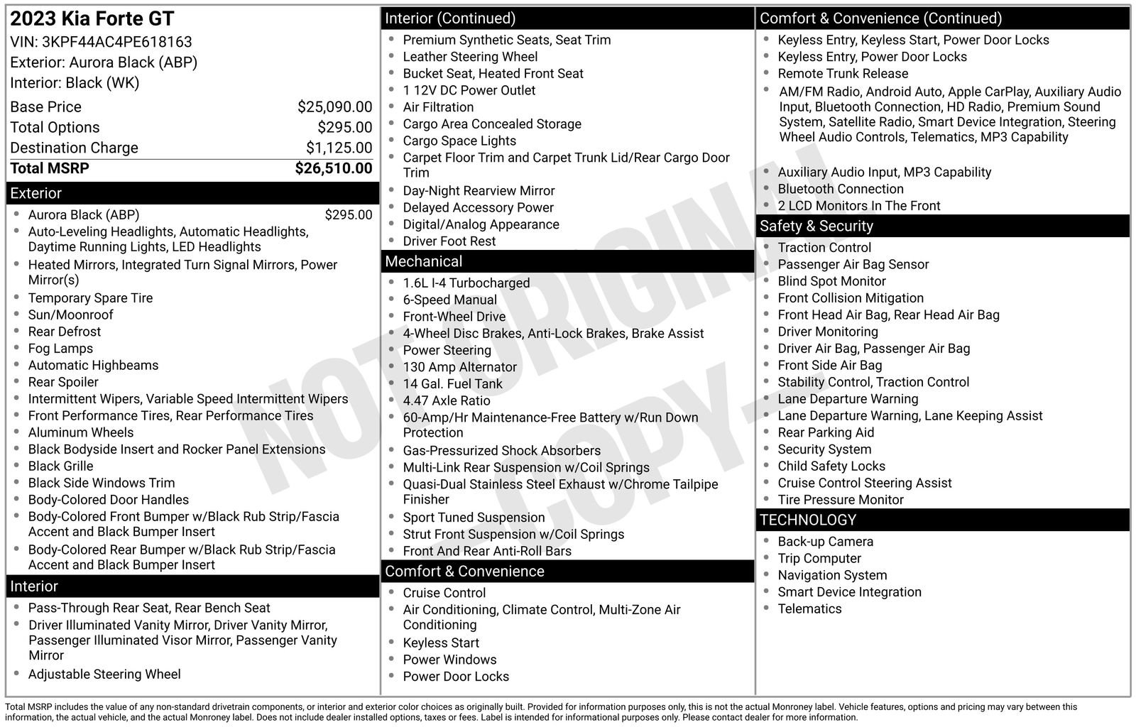 Certified 2023 Kia Forte GT image 22