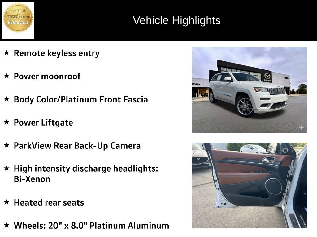 Used 2017 Jeep Grand Cherokee Summit w/ Platinum Series Group image 13