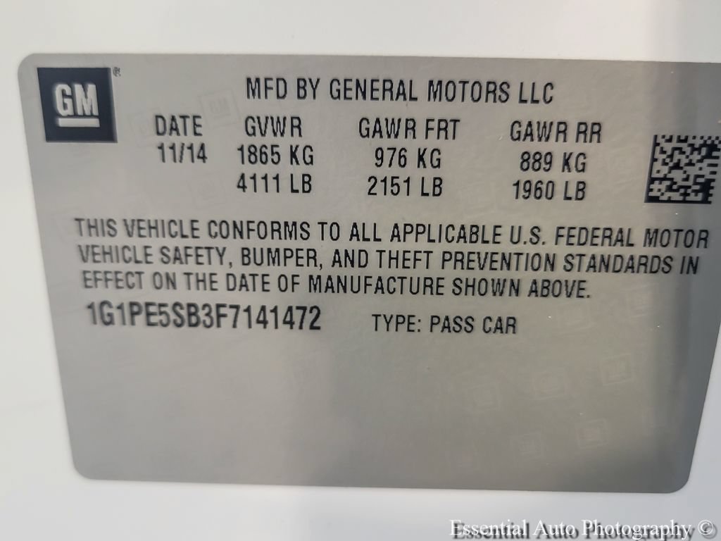 Used 2015 Chevrolet Cruze LT FWD image 19