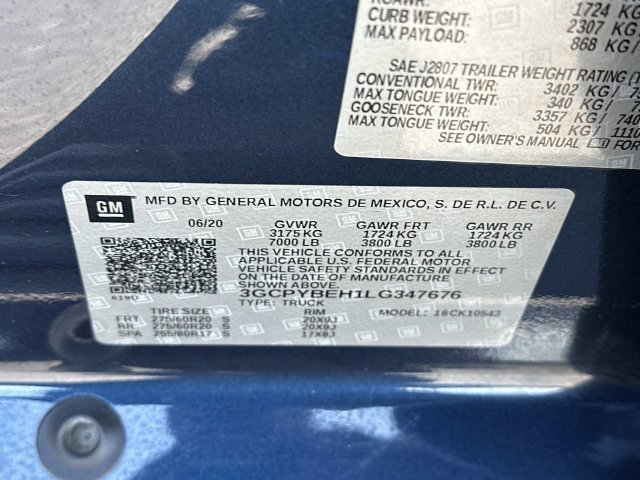 Certified 2020 Chevrolet Silverado 1500 Custom w/ Custom Value Package AWD/4WD image 30