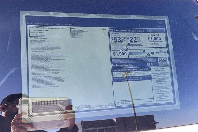 New 2026 Land Rover Range Rover Sport Dynamic SE image 16