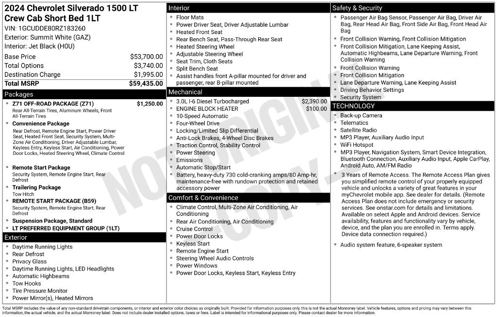 Certified 2024 Chevrolet Silverado 1500 LT w/ Z71 Off-Road Package AWD/4WD image 9