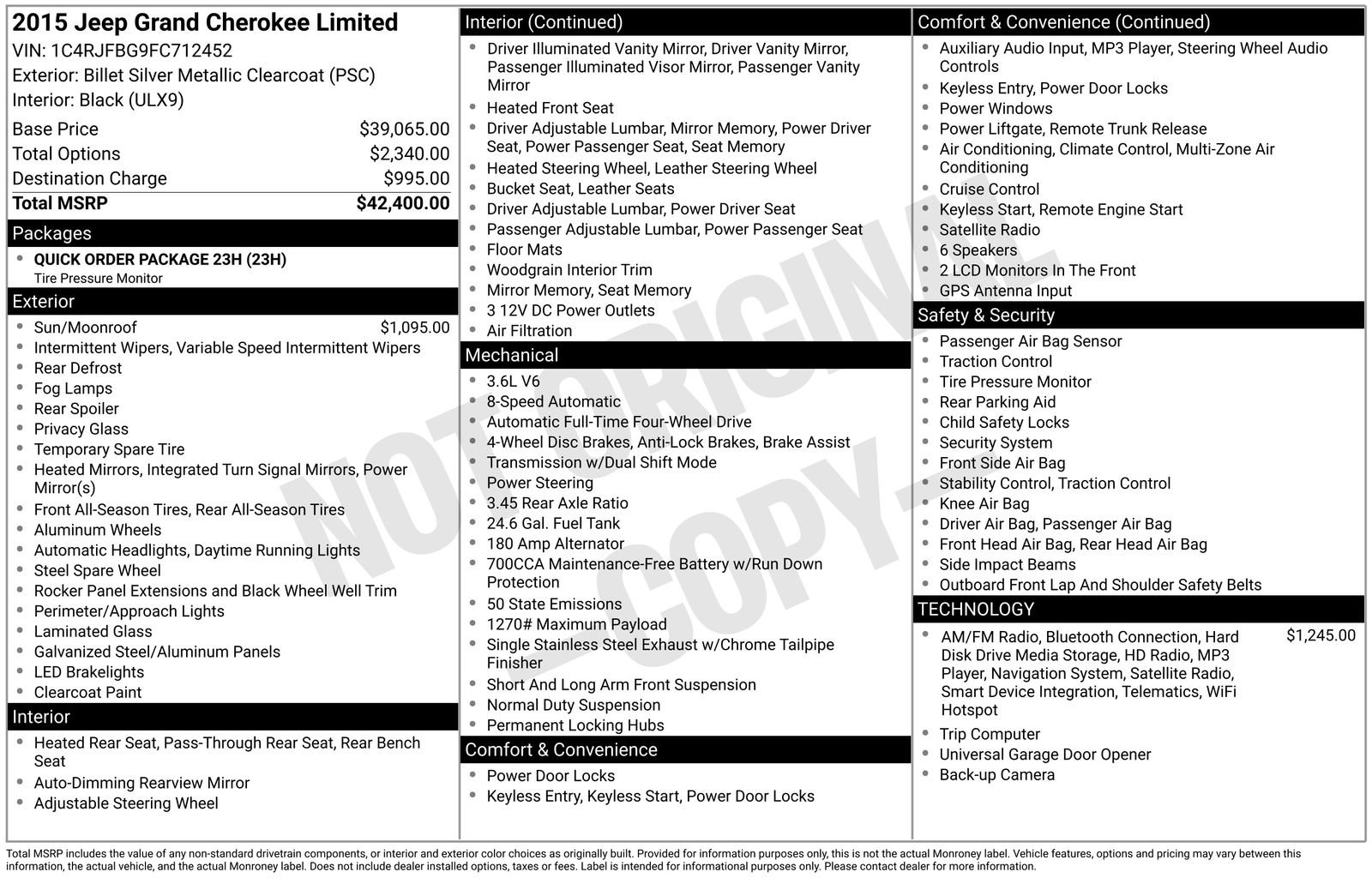 Used 2015 Jeep Grand Cherokee Limited image 5