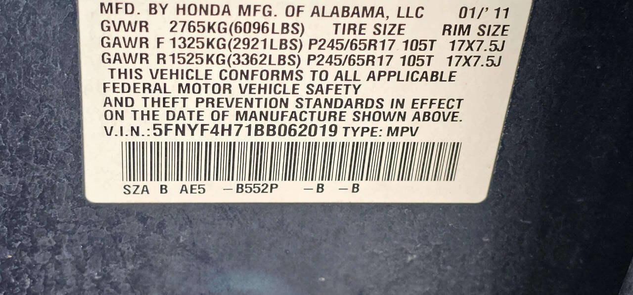 Used 2011 Honda Pilot EX-L image 11