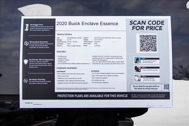 Used 2020 Buick Enclave Essence w/ Sport Touring Edition image 29