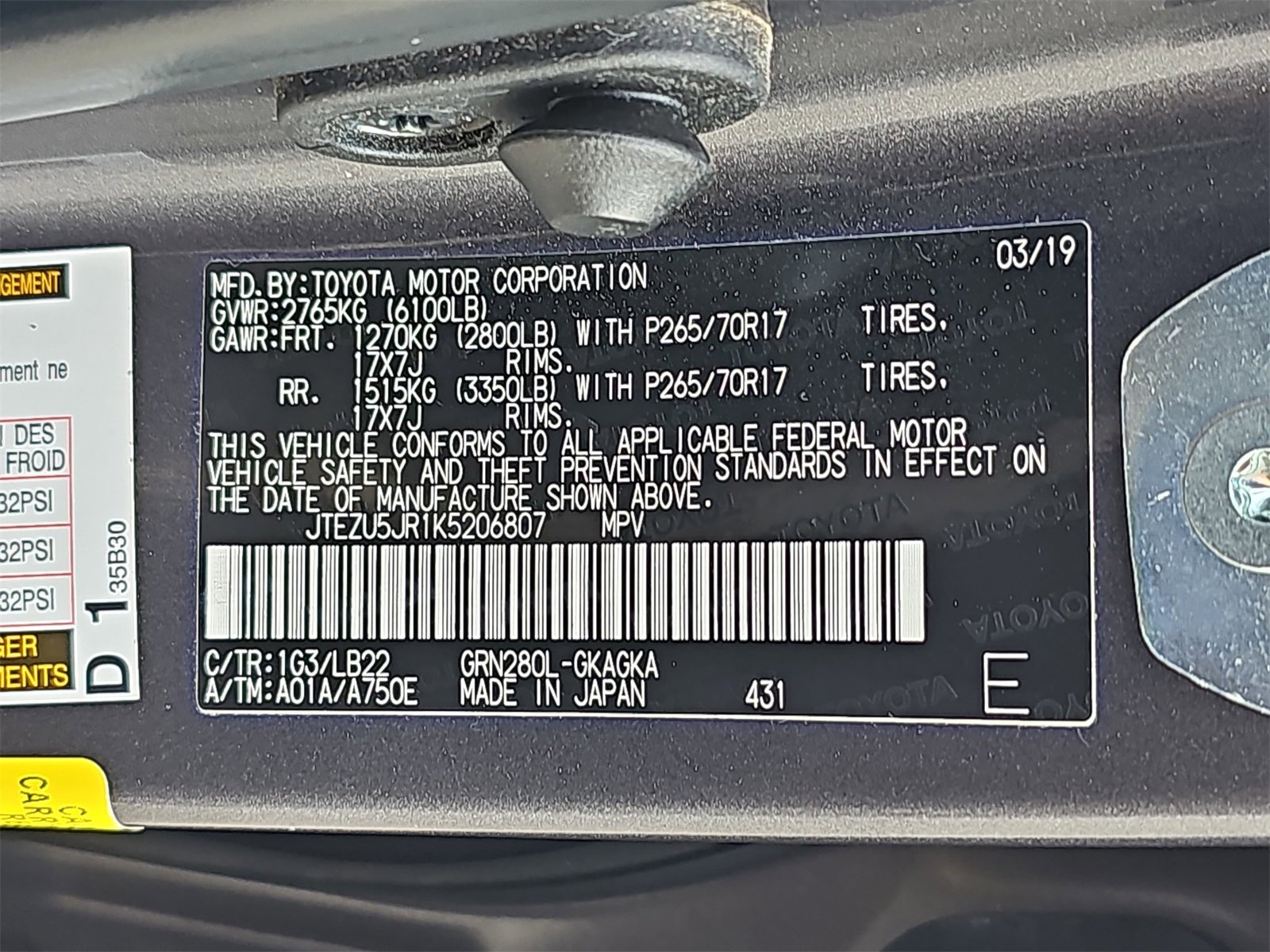 Used 2019 Toyota 4Runner 2WD image 37