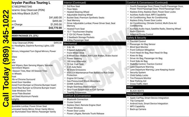 Used 2023 Chrysler Pacifica Touring-L FWD image 2