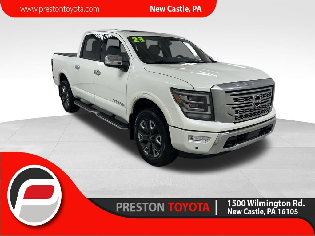 Used 2023 Nissan Titan Platinum Reserve w/ Moonroof Package AWD/4WD image 1