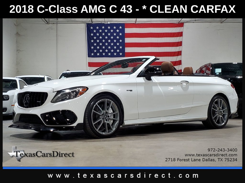 Used 2018 Mercedes-Benz C 43 AMG 4MATIC Cabriolet 360° Tour