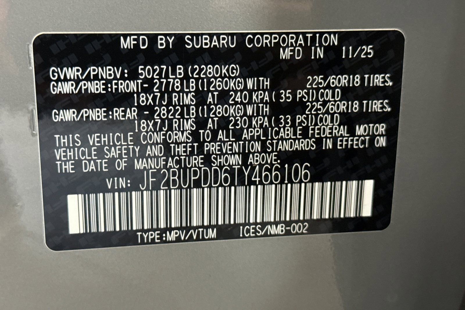 Certified 2026 Subaru Outback Limited AWD/4WD image 29