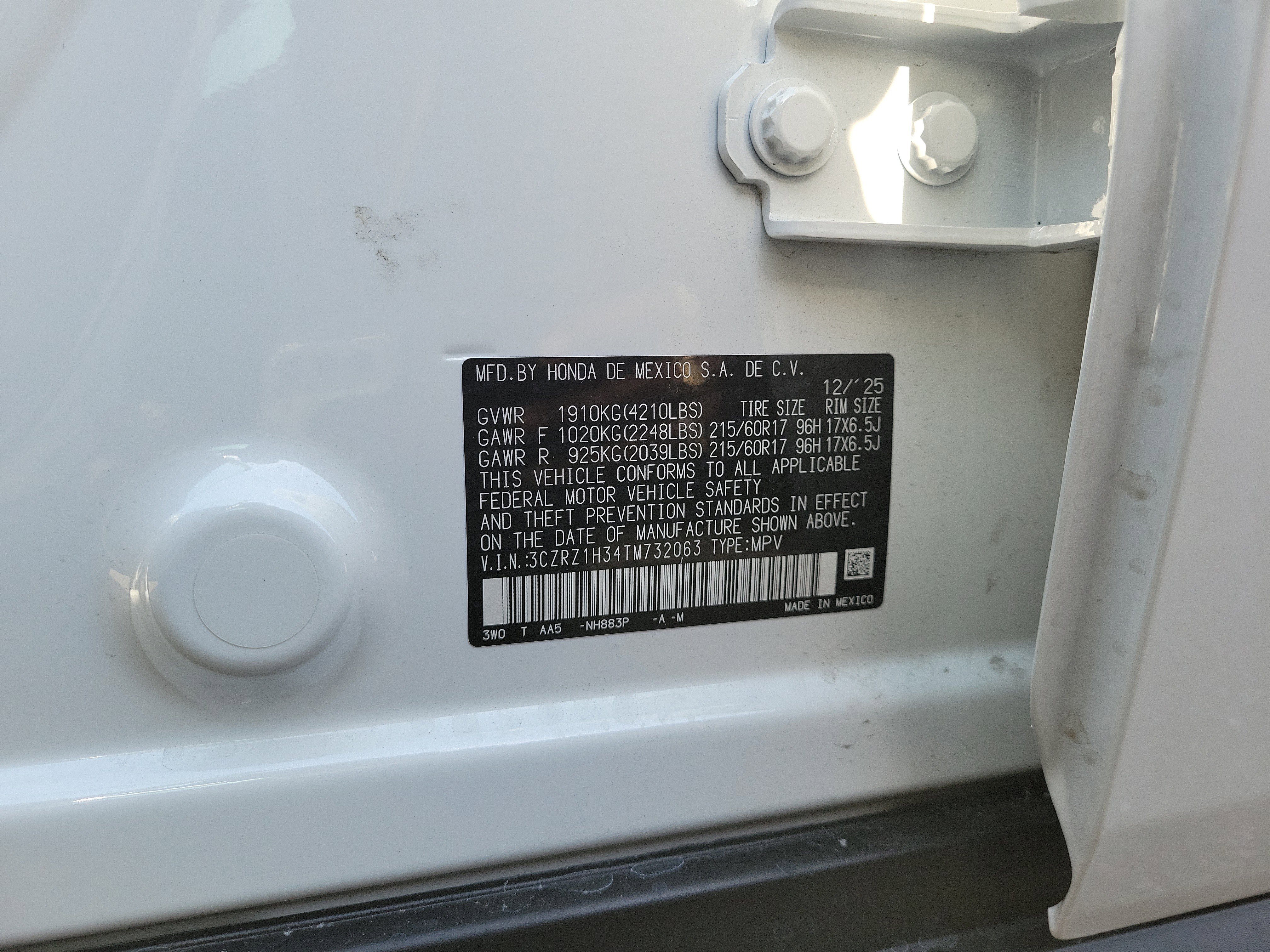 Used 2026 Honda HR-V LX image 33