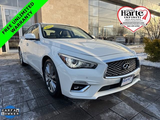 Certified 2022 INFINITI Q50 Luxe w/ Cargo Package