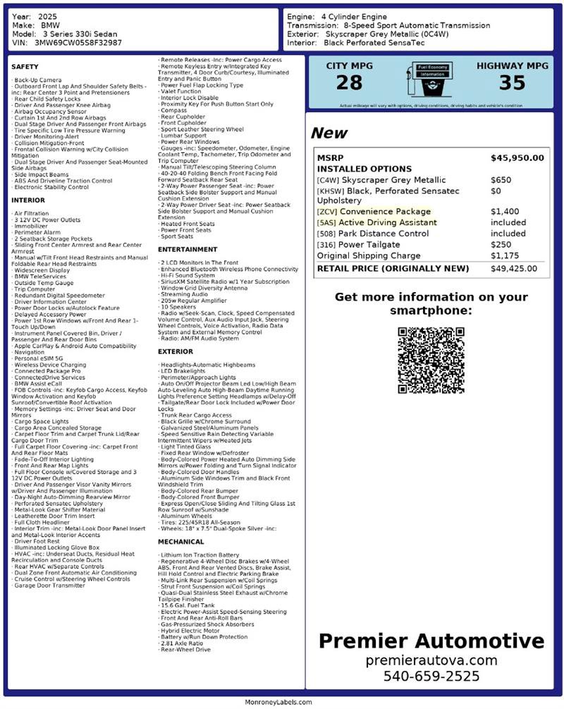 Used 2025 BMW 330i 330i image 2