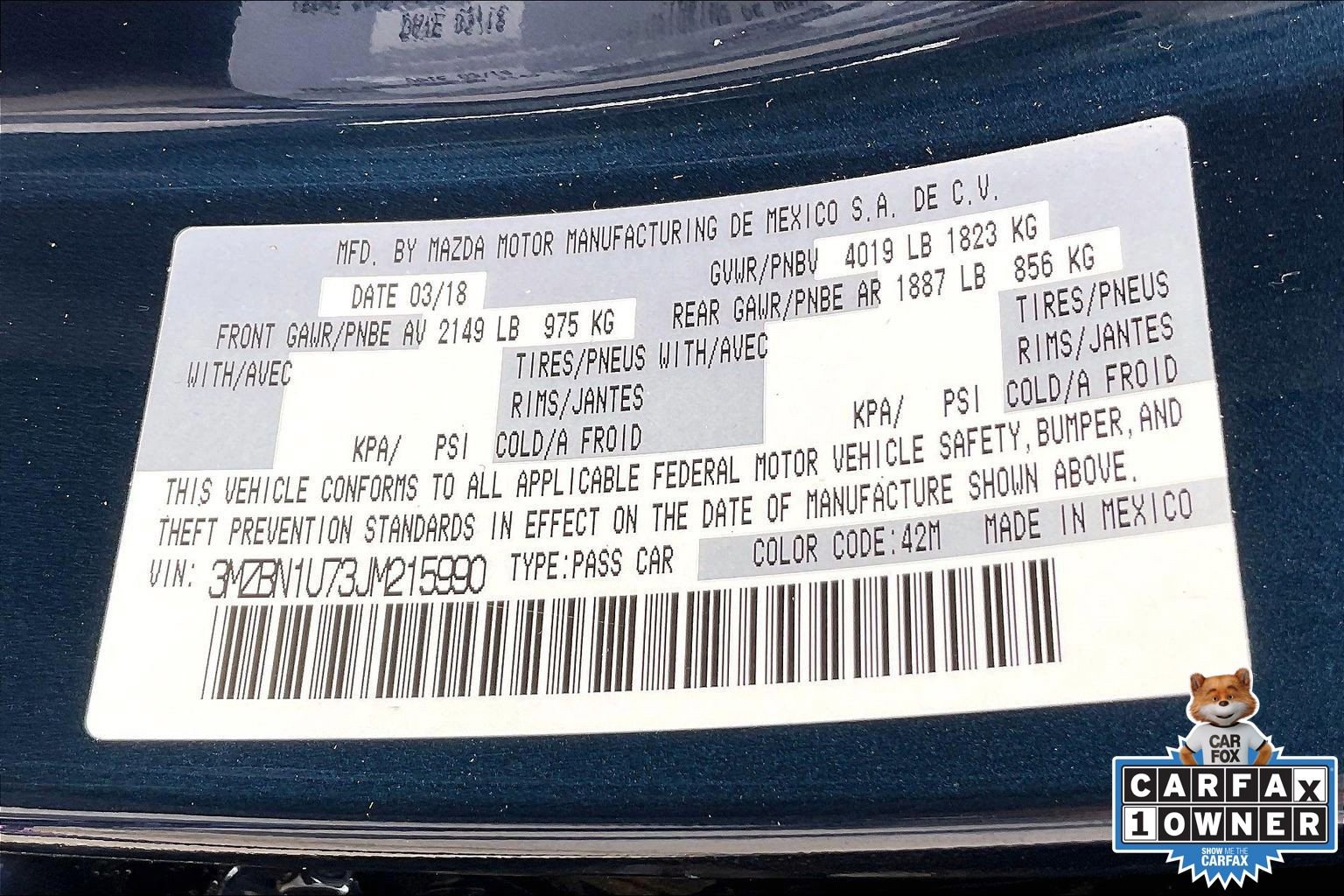 Used 2018 MAZDA MAZDA3 Sport w/ Preferred Equipment Package image 32