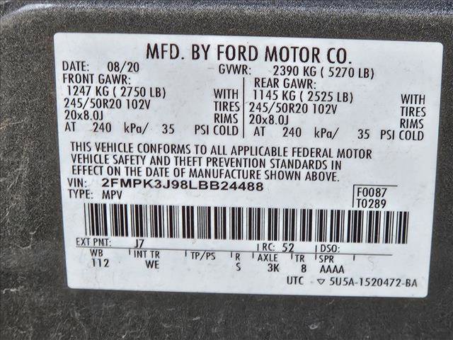 Used 2020 Ford Edge ST-Line FWD image 24
