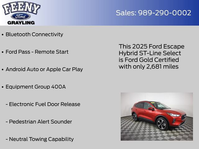 Used 2025 Ford Escape ST-Line Select w/ Tech Pack #1 AWD/4WD image 9