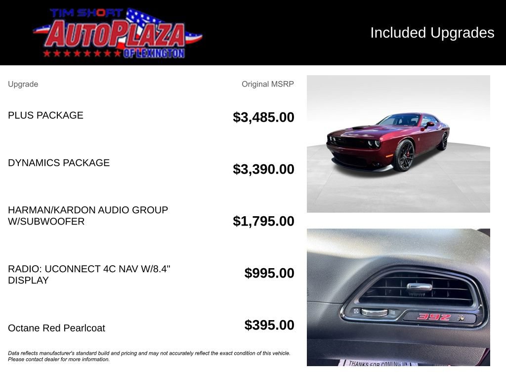 Used 2023 Dodge Challenger R/T Scat Pack w/ Plus Package RWD image 22