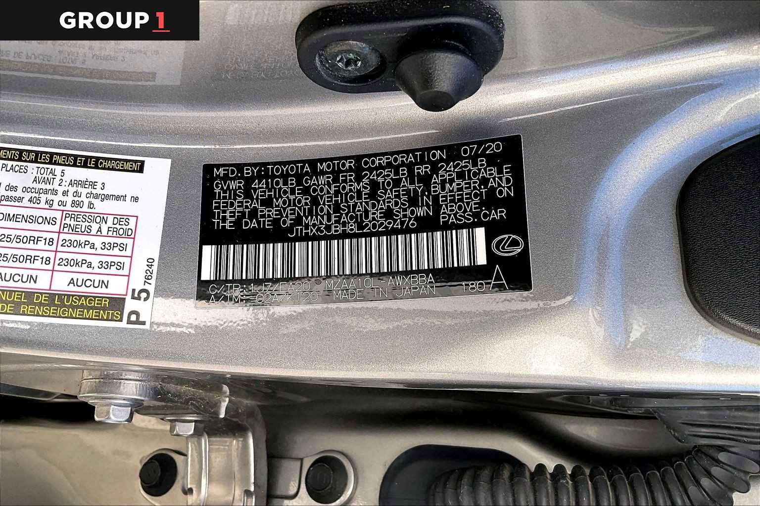 Certified 2020 Lexus UX 200 F Sport image 34