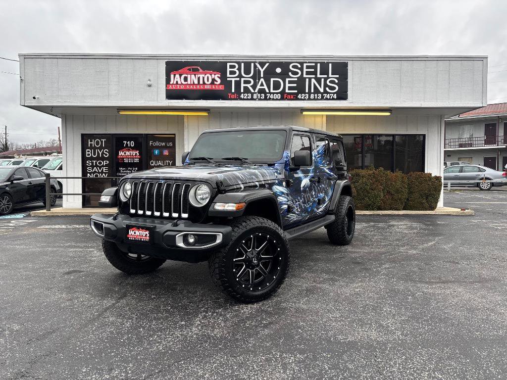 Used 2018 Jeep Wrangler Unlimited Sahara w/ Uconnect 4C Nav & Sound Group AWD/4WD image 41