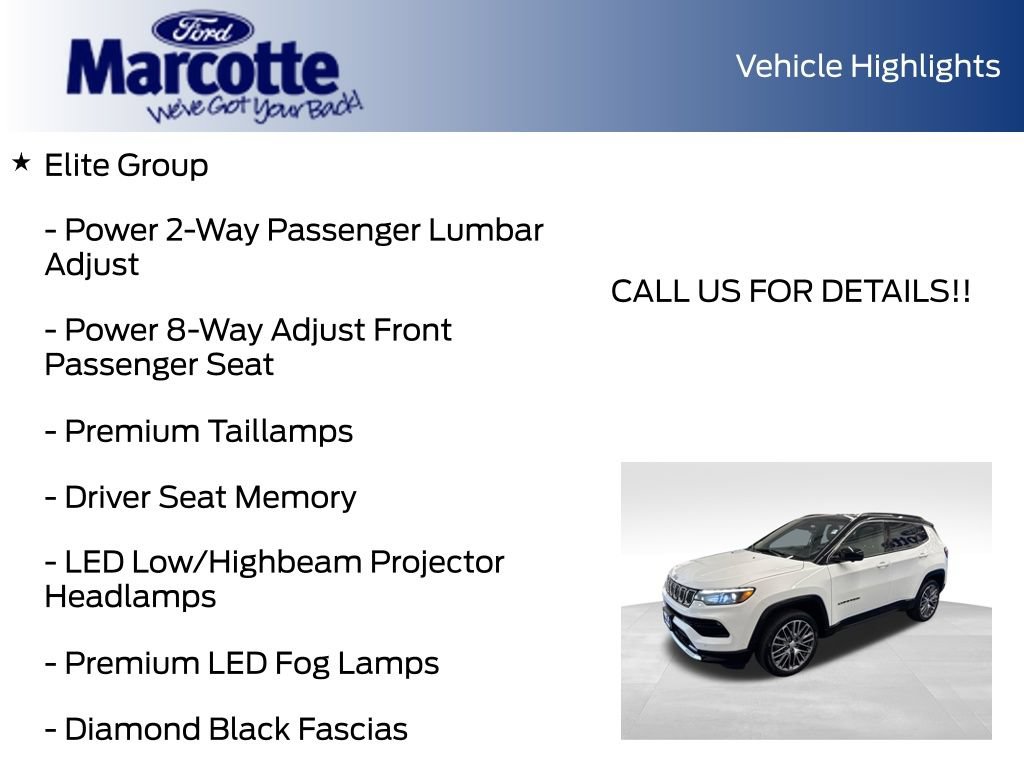Used 2023 Jeep Compass Limited w/ Elite Group AWD/4WD image 17