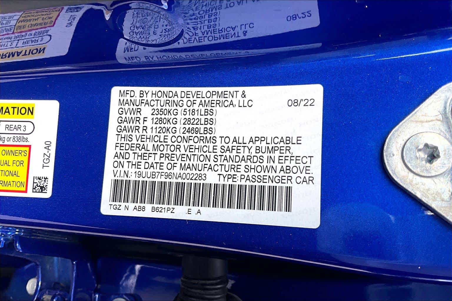 Used 2022 Acura TLX Type S AWD/4WD image 30