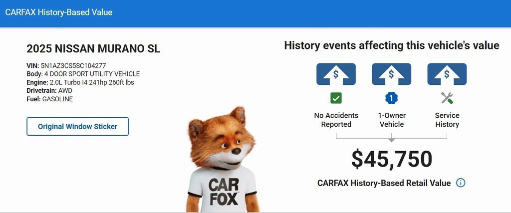 Used 2025 Nissan Murano SL image 18
