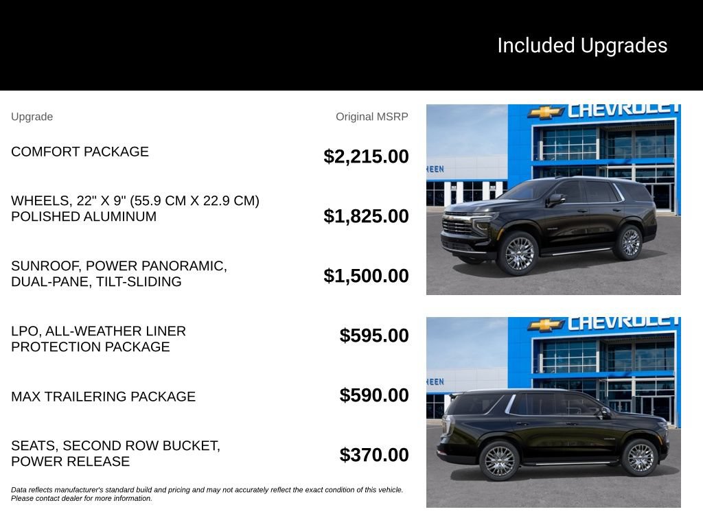 New 2026 Chevrolet Tahoe LT w/ Comfort Package AWD/4WD image 5