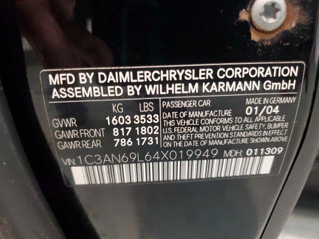 Used 2004 Chrysler Crossfire Base image 26