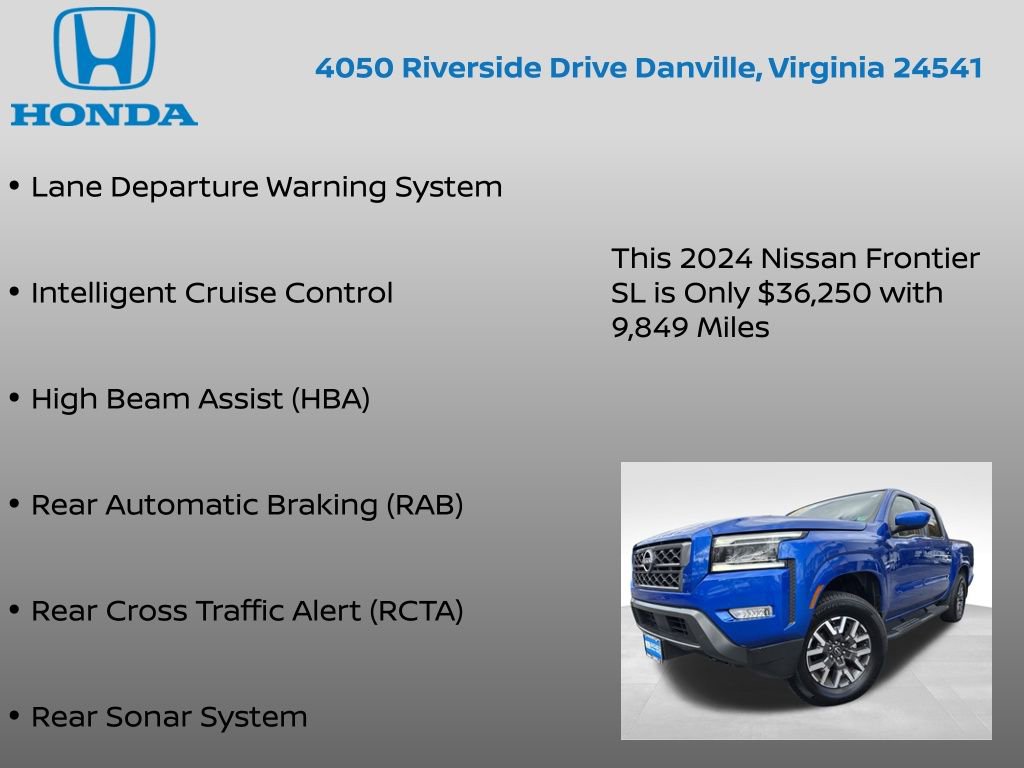 Used 2024 Nissan Frontier SL w/ Technology Package image 17