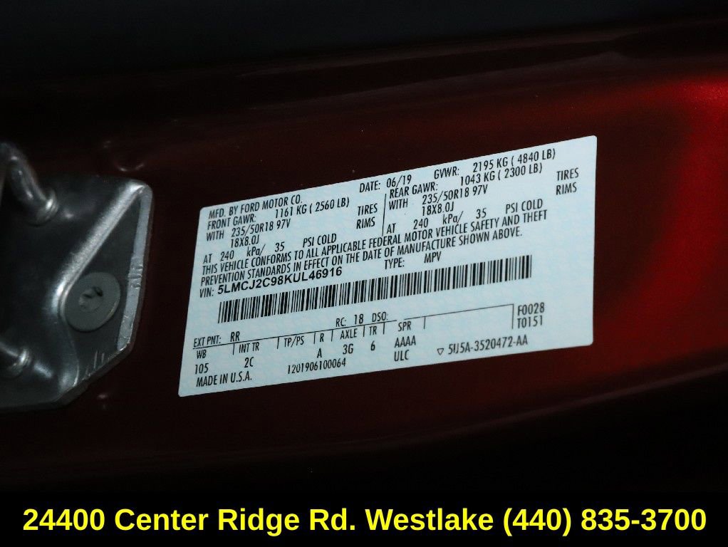 Used 2019 Lincoln MKC Select w/ Select Plus Package image 20