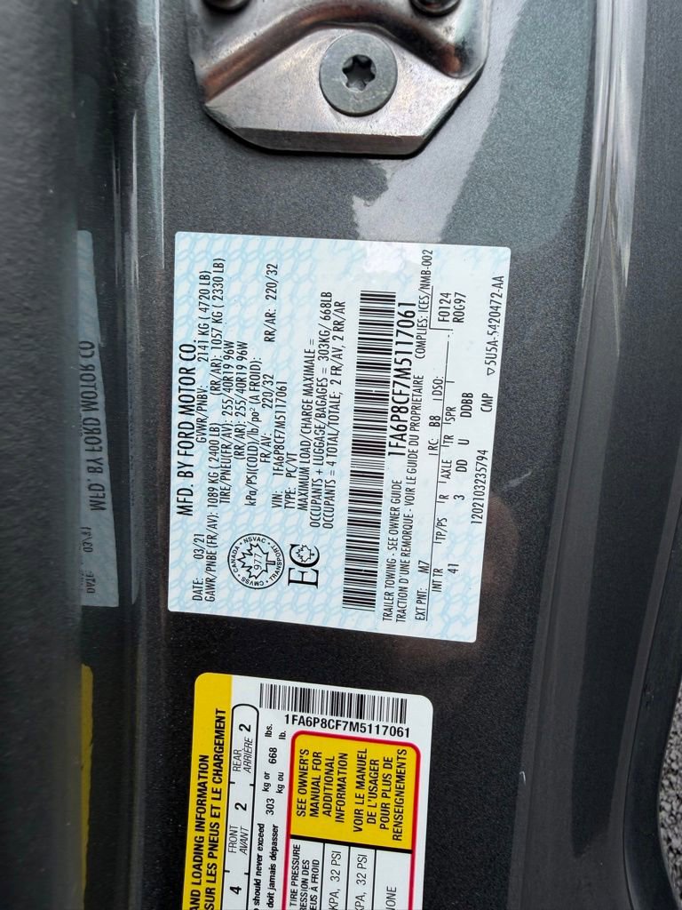 Used 2021 Ford Mustang GT Premium w/ Ford Safe & Smart Package RWD image 19