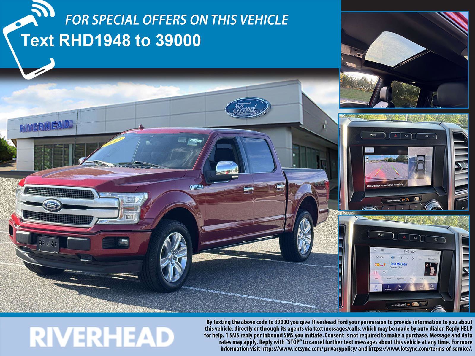 Used 2019 Ford F150 Platinum w/ Equipment Group 701A Luxury