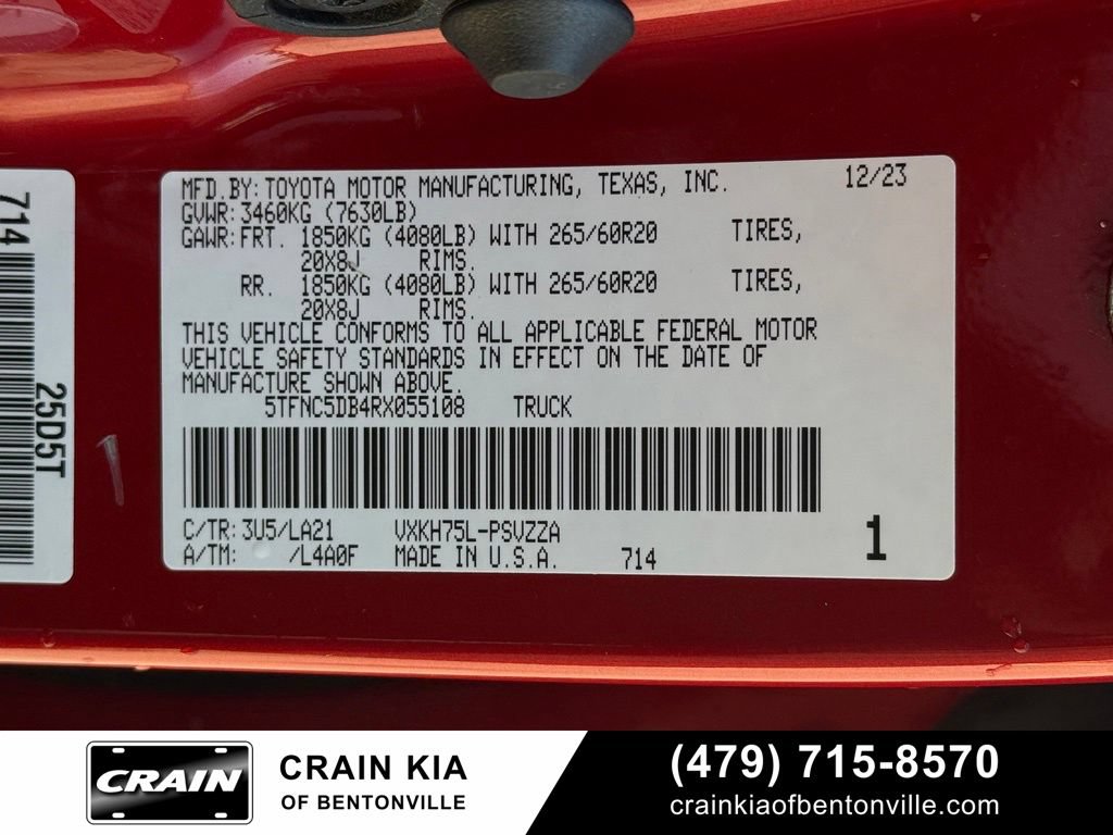 Used 2024 Toyota Tundra Platinum AWD/4WD image 36